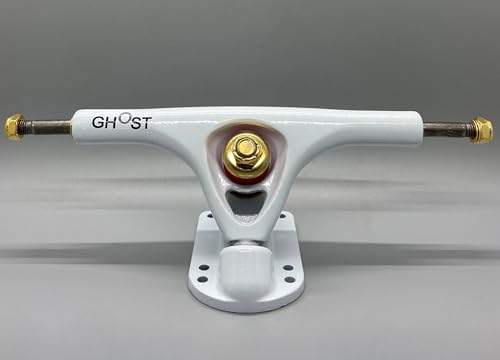 GHOST BOARDS Longboard Skateboard Trucks - Longboard Trucks Built for Strength & Smooth Carving - Long Board Truck Designed for Dancing, Downhill & Cruising - Set of (2) Trucks Fit on All Longboards