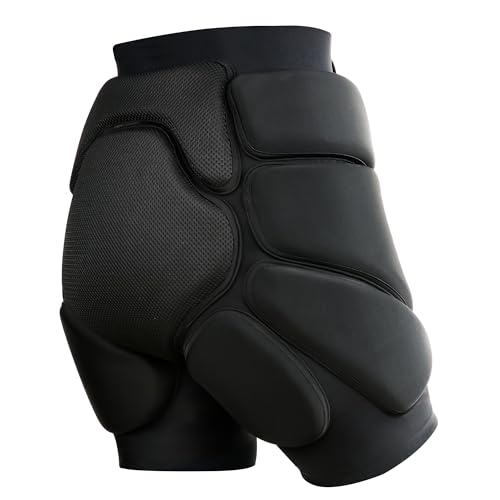 3D Protective Hip Butt EVA Padded Shorts, Crash Pad Impact Gear for Snowboard Skateboard Ski Roller Skating Bicycle et.