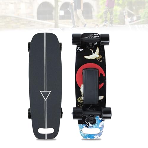 Electric Skateboard,Four Wheel Longboard,330 Pounds Max Load,for Commuting, Cruising, Carving Downhill Riding 2-Off-Road(25km)